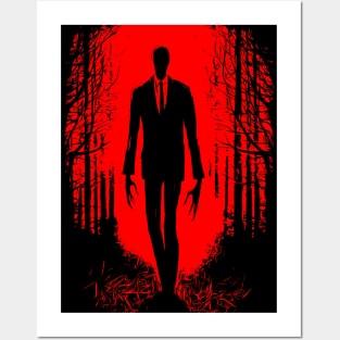 Slenderman 02 Posters and Art